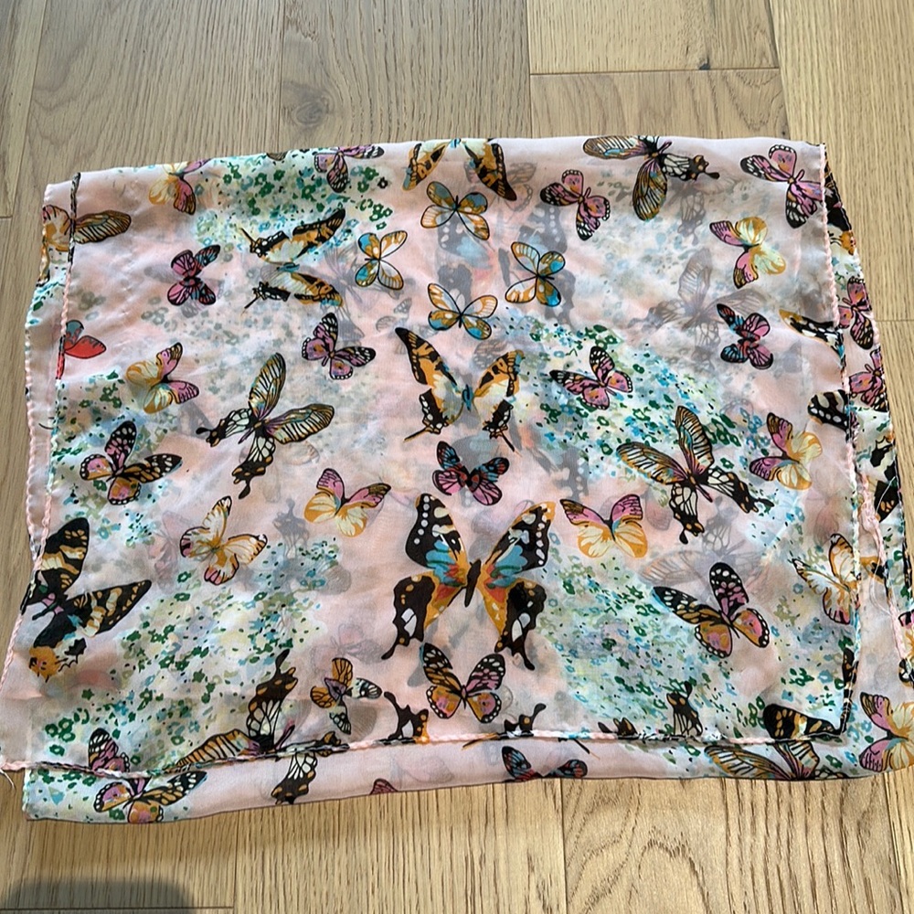 Silky Butterfly Scarf